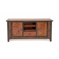 Western Woods Rustic Reclaimed TV Stand & Media Storage