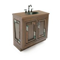 Rustic Mosaic Barnwood Vanity