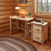 Rustic File Cabinet: Some lifestyle images are created with AI for visualization purposes. Crafted from natural solid wood, each piece is unique and will vary.