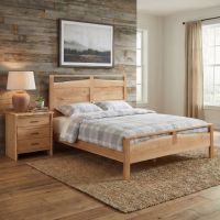 Bed: Some lifestyle images are created with AI for visualization purposes. Crafted from natural solid wood, each piece is unique and will vary.