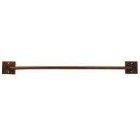 30" Oil Rubbed Bronze Hammered Copper Towel Bar