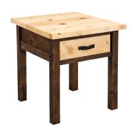 Canterbury 1 Drawer Nightstand-Rustic Umber With Clear Coat Finish