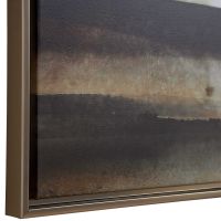 Splash of Land Framed Canvas