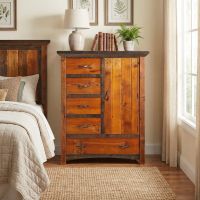 Chiffonier: Some lifestyle images are created with AI for visualization purposes. Crafted from natural solid wood, each piece is unique and will vary.