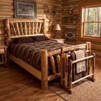 Log Quilt Rack: Some lifestyle images are created with AI for visualization purposes. Crafted from natural solid wood, each piece is unique and will vary.