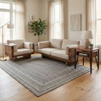Rustic End Table: Some lifestyle images are created with AI for visualization purposes. Crafted from natural solid wood, each piece is unique and will vary.