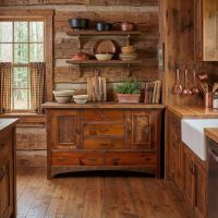 Buffet: Some lifestyle images are created with AI for visualization purposes. Crafted from natural solid wood, each piece is unique and will vary.