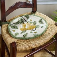 Golden Pear Hooked Chair Pad