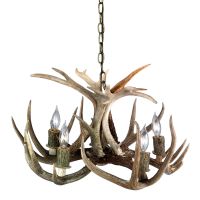 Whitetail Deer Chandelier (5 Lights)