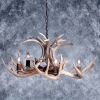 Whitetail Deer Chandelier (5 Lights)