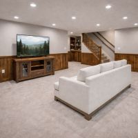 TV Stand: Some lifestyle images are created with AI for visualization purposes. Crafted from natural solid wood, each piece is unique and will vary.