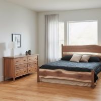 Rustic Dresser: Some lifestyle images are created with AI for visualization purposes. Crafted from natural solid wood, each piece is unique and will vary.