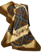 Cabin Raising Pine Cone Throw