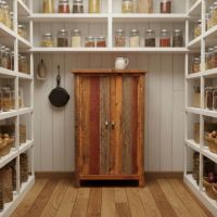 Barnwood Pantry: Some lifestyle images are created with AI for visualization purposes. Crafted from natural solid wood, each piece is unique and will vary.