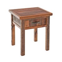 Back to the Barn 1 Drawer Reclaimed Barn Wood Night Stand