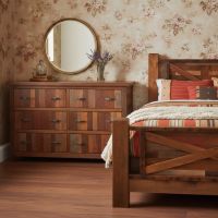 Dresser: Some lifestyle images are created with AI for visualization purposes. Crafted from natural solid wood, each piece is unique and will vary.
