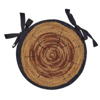 Wood Slices Hooked Chair Pad