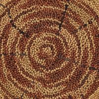 Wood Slices Hooked Chair Pad