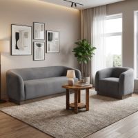 End Table: Some lifestyle images are created with AI for visualization purposes. Crafted from natural solid wood, each piece is unique and will vary.