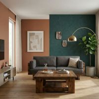 Reclaimed Barn Wood Coffee Table: Some lifestyle images are created with AI for visualization purposes. Crafted from natural solid wood, each piece is unique and will vary.