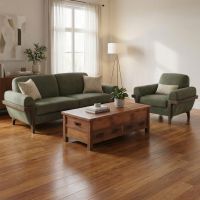 Barn Wood Coffee Table: Some lifestyle images are created with AI for visualization purposes. Crafted from natural solid wood, each piece is unique and will vary.