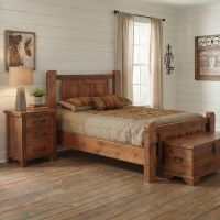 Barnwood Nightstand: Some lifestyle images are created with AI for visualization purposes. Crafted from natural solid wood, each piece is unique and will vary.