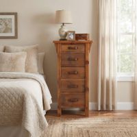 Barn Wood Lingerie Chest: Some lifestyle images are created with AI for visualization purposes. Crafted from natural solid wood, each piece is unique and will vary.