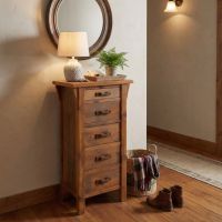 Barn Wood Lingerie Chest: Some lifestyle images are created with AI for visualization purposes. Crafted from natural solid wood, each piece is unique and will vary.