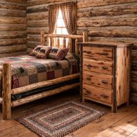 Rustic Chest: Some lifestyle images are created with AI for visualization purposes. Crafted from natural solid wood, each piece is unique and will vary.