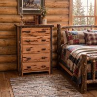 Rustic Chest: Some lifestyle images are created with AI for visualization purposes. Crafted from natural solid wood, each piece is unique and will vary.