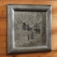 Wild Woods Bear Clock