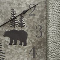 Wild Woods Bear Clock