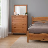 Chest of Drawers: Some lifestyle images are created with AI for visualization purposes. Crafted from natural solid wood, each piece is unique and will vary.