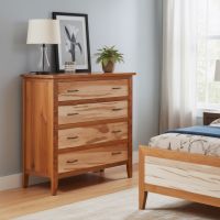 Rustic Chest: Some lifestyle images are created with AI for visualization purposes. Crafted from natural solid wood, each piece is unique and will vary.