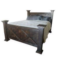Rustic Barn Door Bed