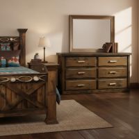 Dresser: Some lifestyle images are created with AI for visualization purposes. Crafted from natural solid wood, each piece is unique and will vary.