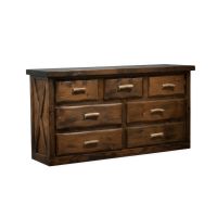 Antler & Barnwood 7 Drawer Dresser