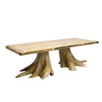 Rustic Double Stump Dining Table