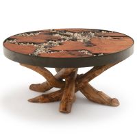 A River Runs Through It Aspen & Redwood Coffee Table