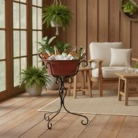 Party Tub: Some lifestyle images are created with AI for visualization purposes. Crafted from natural solid wood, each piece is unique and will vary.