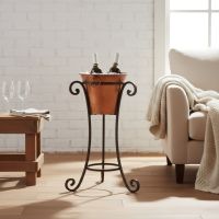 Rustic Party Tub: Some lifestyle images are created with AI for visualization purposes. Crafted from natural solid wood, each piece is unique and will vary.