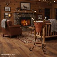 Rustic Party Tub: This image was generated or modified using AI for visualization purposes.