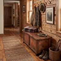 Storage Bench: Some lifestyle images are created with AI for visualization purposes. Crafted from natural solid wood, each piece is unique and will vary.