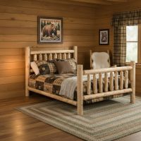 Cedar Bed: Some lifestyle images are created with AI for visualization purposes. Crafted from natural solid wood, each piece is unique and will vary.