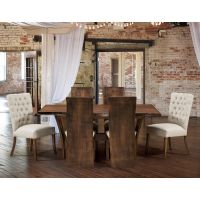 Evergreen Single Bend Dining Chairs & Alana Modern Upholstered Dining Chairs