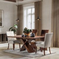 Alana Modern Upholstered Dining Side Chairs