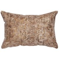 Allure Embossed Leather Rectangle Decor Pillow