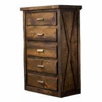 Antler & Barnwood 5 Drawer Chest