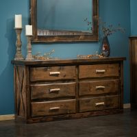 Antler & Barnwood 6 Drawer Dresser