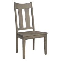 Aspen Canyon Single Bend Dining Side Chair - Driftwood Finish
